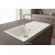 Sağ Damlalıklı 100x50 cm Beyaz Granit Mutfak Evyesi RealStone Efes 100 P012