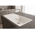 Sol Damlalıklı 100x50 cm Beyaz Granit Mutfak Evyesi RealStone Efes 100 P012
