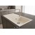 Sol Damlalıklı 100x50 cm Krem Granit Mutfak Evyesi RealStone Efes 100 P012