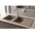 Sağ Damlalıklı 116x50 cm Cappuccino Granit Mutfak Evyesi RealStone Esila P021