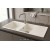 Sağ Damlalıklı 116x50 cm Beyaz Granit Mutfak Evyesi RealStone Esila P021