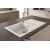 Sağ Damlalıklı 86x50 cm Beyaz Granit Mutfak Evyesi RealStone Laodikya 86 XL P014