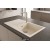 Sol Damlalıklı 86x50 cm Krem Granit Mutfak Evyesi RealStone Laodikya 86 XL P014