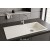 Sol Damlalıklı 100x50 cm Beyaz Granit Mutfak Evyesi RealStone Laodikya 100 XL P015