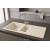 Sağ Damlalıklı 100x50 cm Krem Granit Mutfak Evyesi RealStone Troya 100 P005