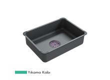 RealStone Victoria Set A02 Siyah Akıllı Granit Mutfak Evyesi 75,5 x 47 cm RealStone Victoria Set A02 Siyah Akıllı Granit Mutfak Evyesi 75,5 x 47 cm