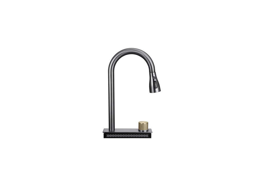 Crauf Batarya Dolce Vita Waterfall - Dark Graphite (Füme) Crauf Batarya Dolce Vita Waterfall - Dark Graphite (Füme)
