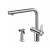Crauf Batarya Lusso Station - Platinum Satin (İnox)