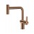 Crauf Batarya Lusso 4035 Spiralli Mutfak Bataryası - Gövdeden Kumandalı Modern Tasarım - Royal Bronze (Bakır)