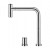 Crauf Batarya Lusso 4030 Spiralli Mutfak Bataryası - Modern L Tipi Tasarım - Platinum Satin (İnox)