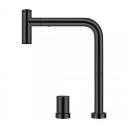 Crauf Batarya Lusso 4030 Spiralli Mutfak Bataryası - Modern L Tipi Tasarım - Dark Graphite (Füme)