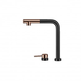 Crauf Batarya Ocean 4080 Asansörlü ve Spiralli Pencere Önü Mutfak Bataryası - Royal Bronze (Bakır)