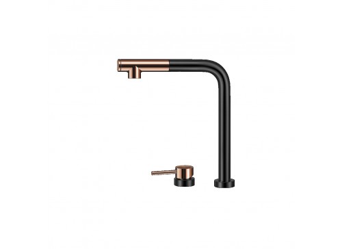 Crauf Batarya Ocean 4080 Asansörlü ve Spiralli Pencere Önü Mutfak Bataryası - Royal Bronze (Bakır)