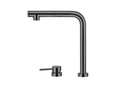 Crauf Batarya Ocean 4080 Asansörlü ve Spiralli Pencere Önü Mutfak Bataryası - Dark Graphite (Füme)