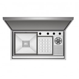 Crauf Evye Lusso Secret | 88cm - Platinum Satin (İnox)