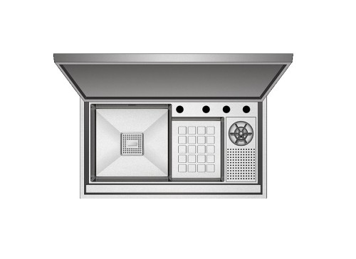 Crauf Evye Lusso Secret | 88cm - Platinum Satin (İnox)