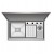 Crauf Evye Lusso Secret | 88cm - Platinum Satin (İnox)
