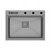Crauf Evye Lusso Secret | 64cm - Velvet Grey (Mat Gri)