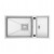 Crauf Evye Lusso Grand | 82cm - Platinum Satin (İnox)