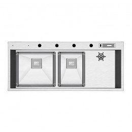 Crauf Evye Lusso Grand Duo | 120cm - Platinum Satin (İnox)