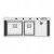 Crauf Evye Lusso Grand Duo | 120cm - Platinum Satin (İnox)