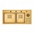Crauf Evye Lusso Duo | 100cm - Imperial Gold (İpeksi Altın)