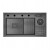 Crauf Evye Lusso Diamond | 84cm - Dark Graphite (Füme)