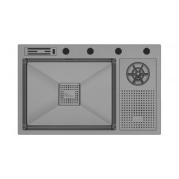 Crauf Evye Lusso | 76cm - Velvet Grey (Mat Gri)