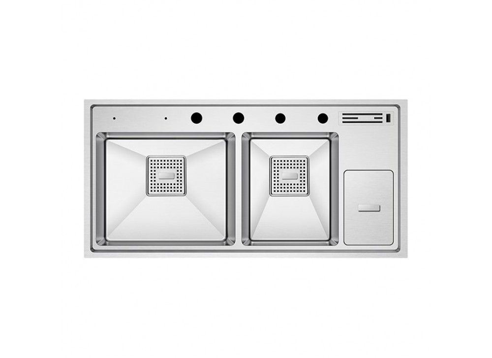 Crauf Evye Lusso Grand Duo | 100cm - Platinum Satin (İnox) Crauf Evye Lusso Grand Duo | 100cm - Platinum Satin (İnox)