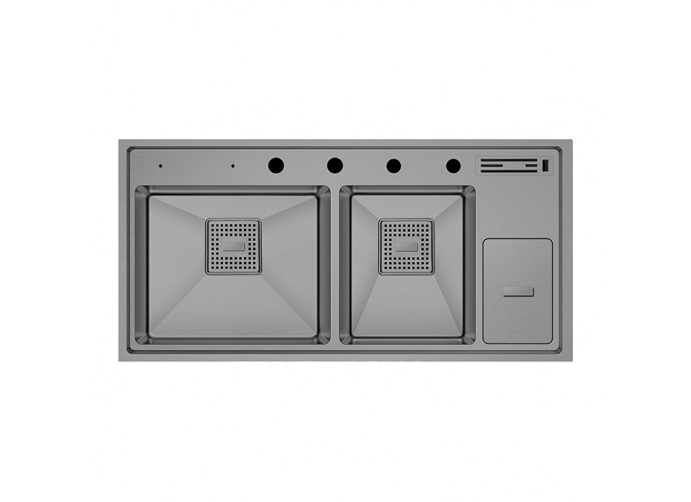 Crauf Evye Lusso Grand Duo | 100cm - Velvet Grey (Mat Gri) Crauf Evye Lusso Grand Duo | 100cm - Velvet Grey (Mat Gri)