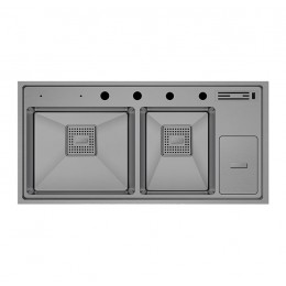 Crauf Evye Lusso Grand Duo | 100cm - Velvet Grey (Mat Gri)