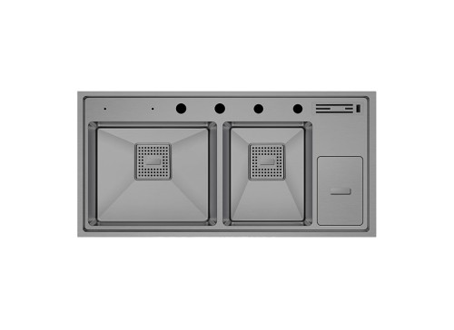 Crauf Evye Lusso Grand Duo | 100cm - Velvet Grey (Mat Gri)