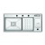Crauf Evye Lusso Diamond | 100cm - Platinum Satin (İnox)