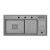 Crauf Evye Lusso Diamond | 100cm - Velvet Grey (Mat Gri)