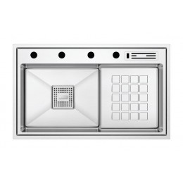 Crauf Evye Lusso Diamond | 86cm - Platinum Satin (İnox)