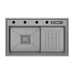 Crauf Evye Lusso Diamond | 86cm - Velvet Grey (Mat Gri)