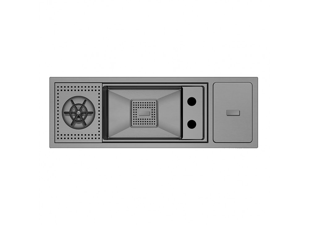 Crauf Evye Lusso Barista | 79cm - Velvet Grey (Mat Gri) Crauf Evye Lusso Barista | 79cm - Velvet Grey (Mat Gri)