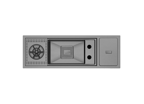 Crauf Evye Lusso Barista | 79cm - Velvet Grey (Mat Gri) Crauf Evye Lusso Barista | 79cm - Velvet Grey (Mat Gri)
