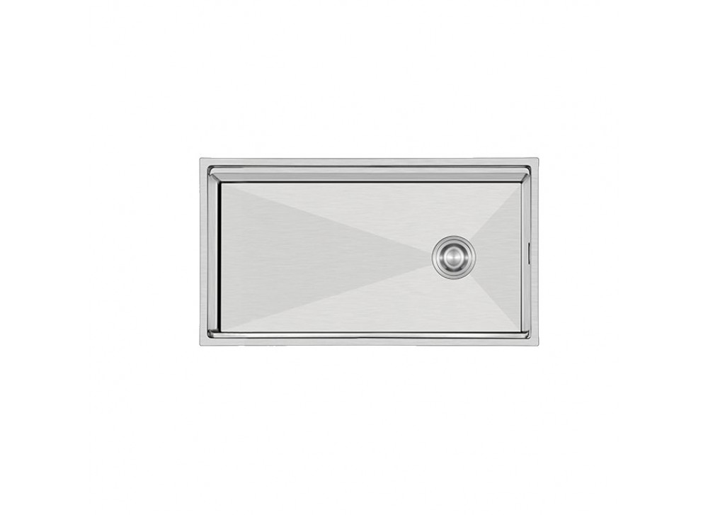 Crauf Evye Vertice | 80cm - Platinum Satin (İnox)