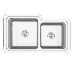 Crauf Evye Lavello Duo | 78cm - Matte Satin (Mat İnox)