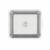 Crauf Evye Lavello | 49cm - Platinum Satin (İnox)