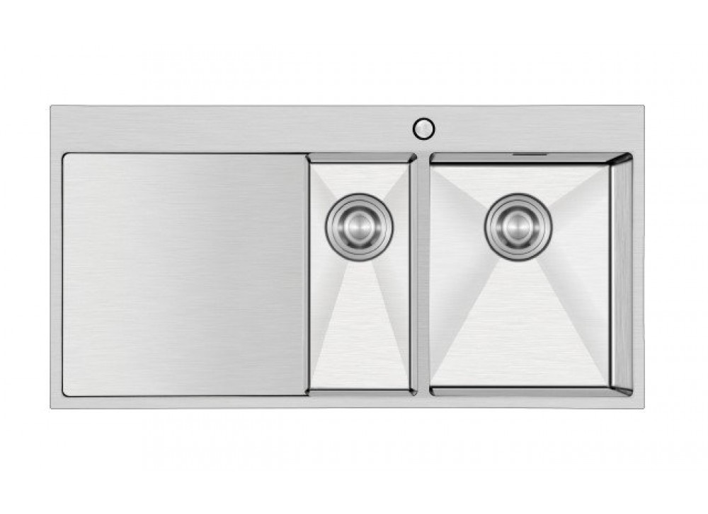 Crauf Evye Via Lattea Duo | 100cm - Platinum Satin (İnox) / Sol Crauf Evye Via Lattea Duo | 100cm - Platinum Satin (İnox) / Sol
