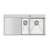 Crauf Evye Via Lattea Duo | 100cm - Platinum Satin (İnox) / Sol
