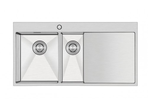 Crauf Evye Via Lattea Duo | 100cm - Platinum Satin (İnox) / Sağ