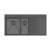Crauf Evye Via Lattea Duo | 100cm - Dark Graphite (Füme) / Sağ