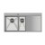 Crauf Evye Via Lattea Duo | 100cm - Velvet Grey (Mat Gri) / Sağ