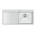 Crauf Evye Via Lattea | 100cm - Platinum Satin (İnox) / Sol