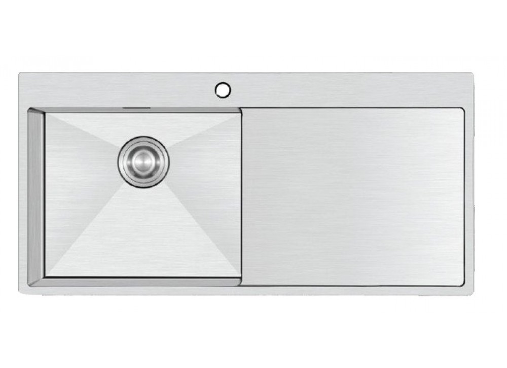 Crauf Evye Via Lattea | 100cm - Platinum Satin (İnox) / Sağ Crauf Evye Via Lattea | 100cm - Platinum Satin (İnox) / Sağ
