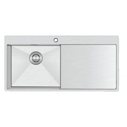 Crauf Evye Via Lattea | 100cm - Platinum Satin (İnox) / Sağ