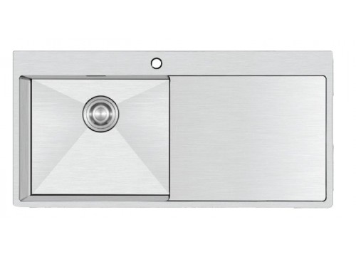 Crauf Evye Via Lattea | 100cm - Platinum Satin (İnox) / Sağ